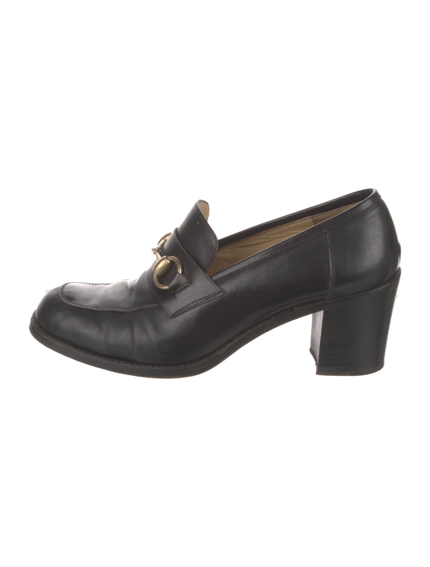 Gucci Vintage Horsebit Accent Pumps