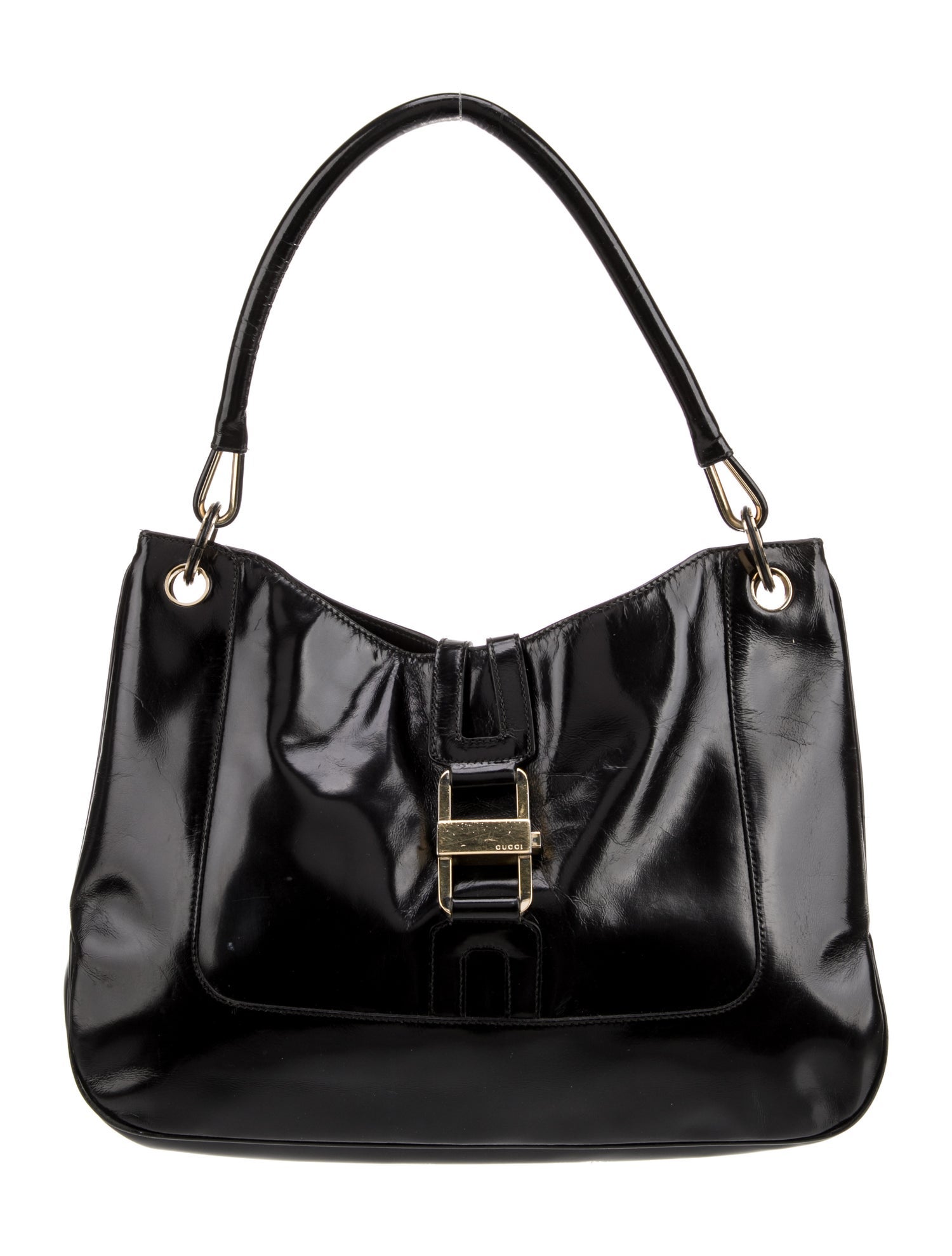 Gucci Patent Leather Shoulder Bag Vintage