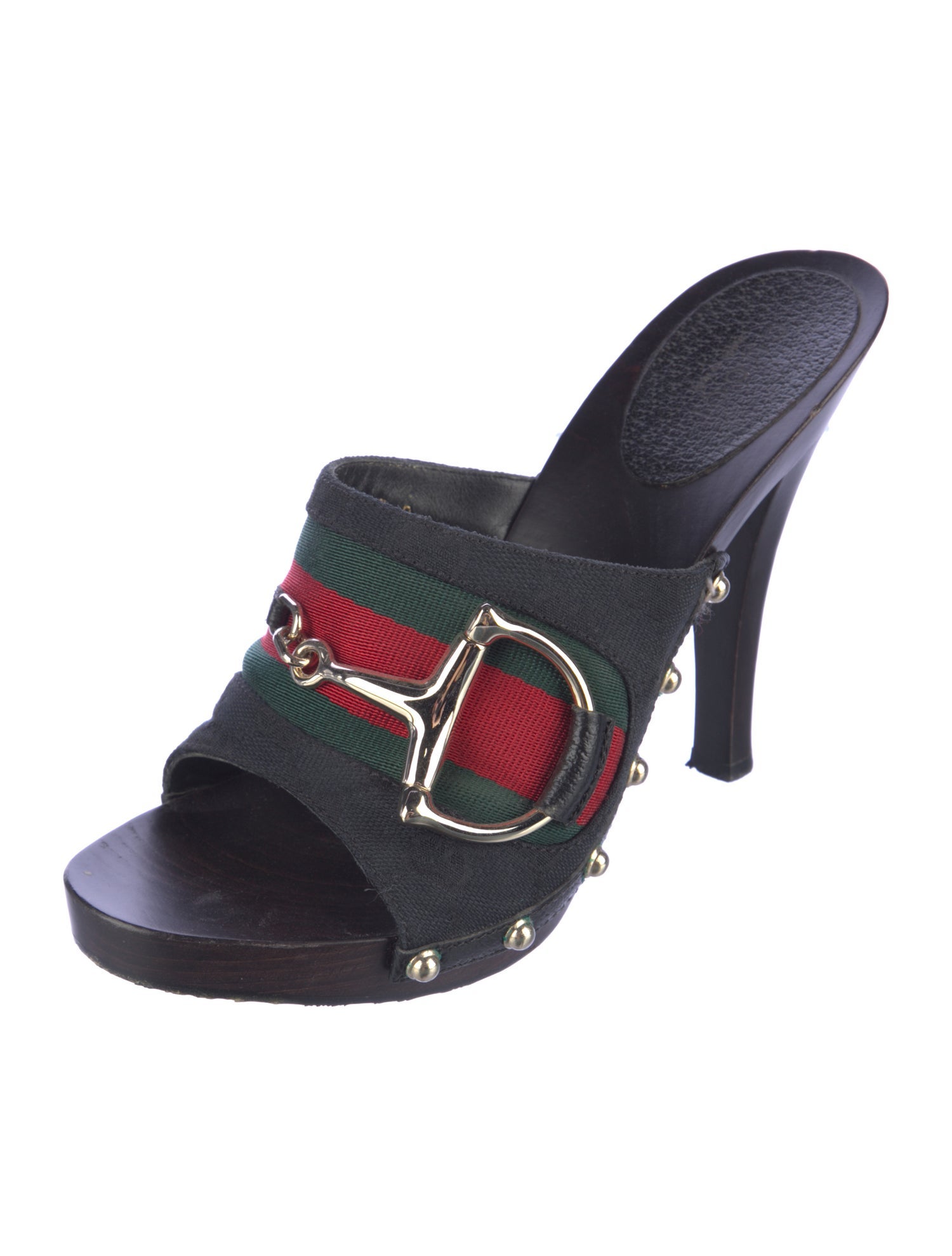 Gucci GG Canvas Canvas Slides w/ Tags