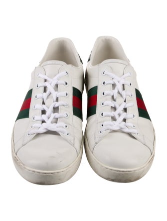 Gucci Sylvie Web Accent Leather Sneakers