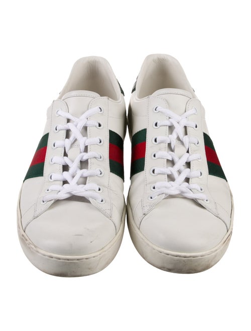 Gucci Sylvie Web Accent Leather Sneakers