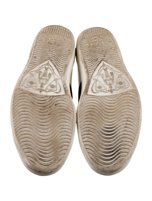 Gucci Sylvie Web Accent Leather Sneakers