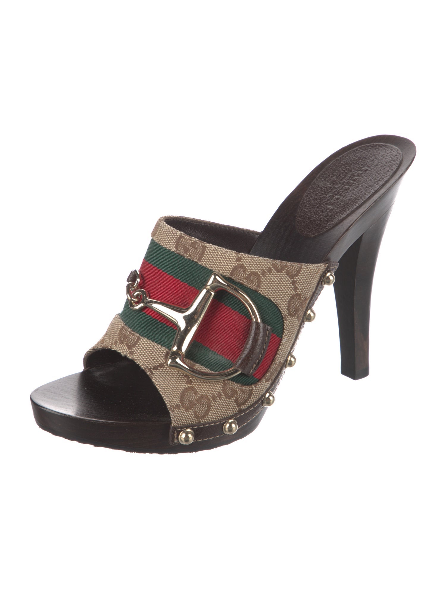 Gucci GG Canvas Canvas Slides