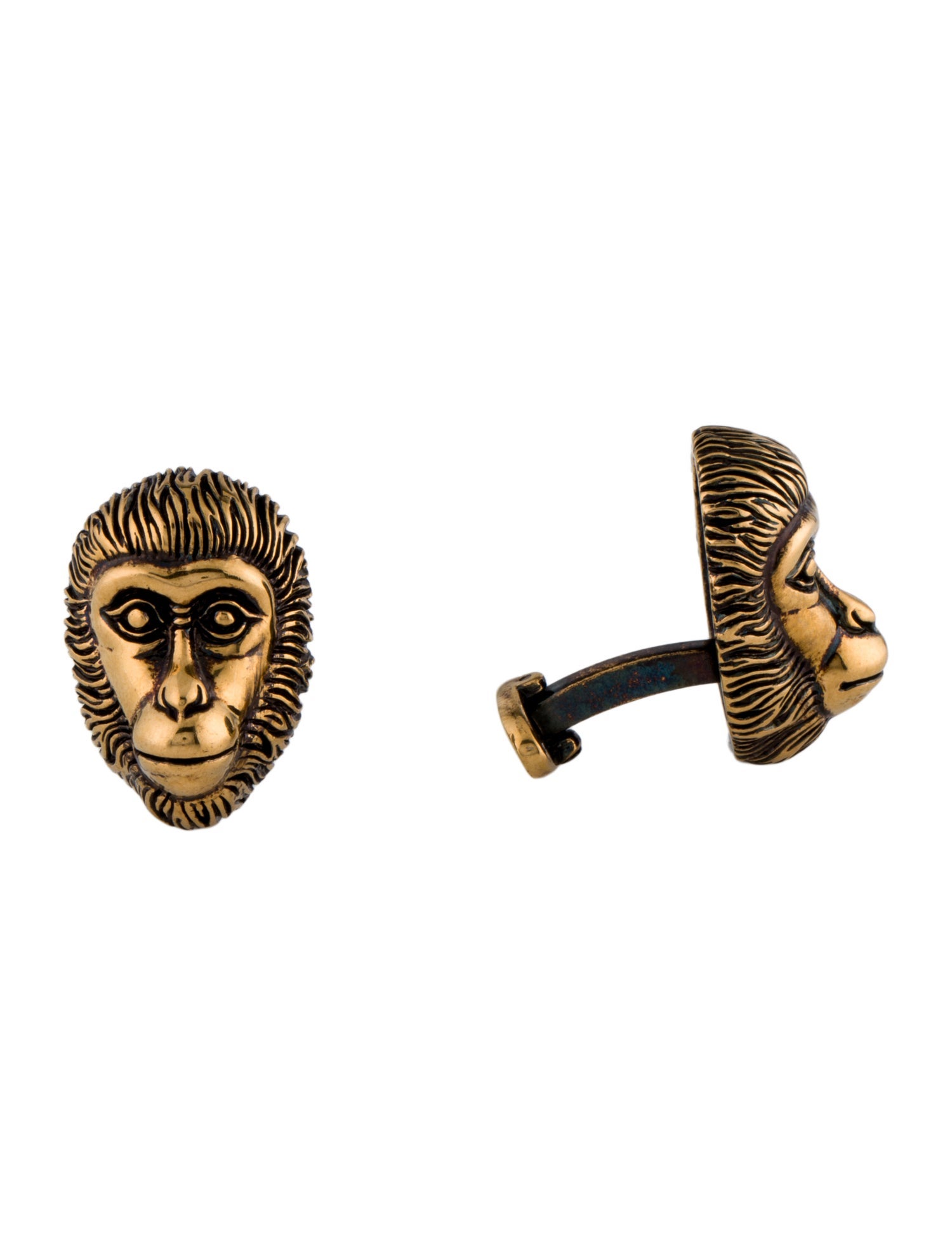 Gucci Monkey Head Cufflink