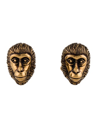 Gucci Monkey Head Cufflink