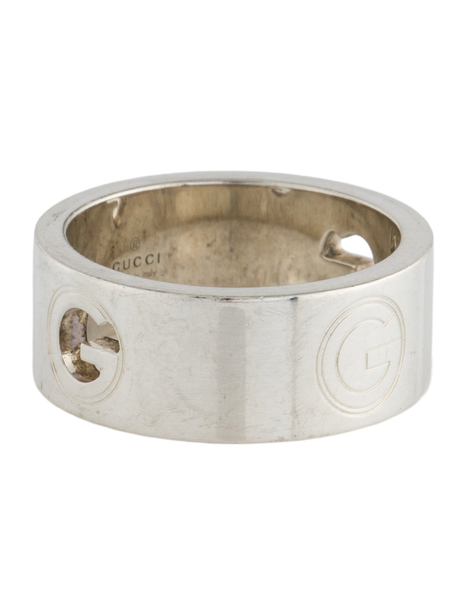 Gucci G Cut-Out Band Ring