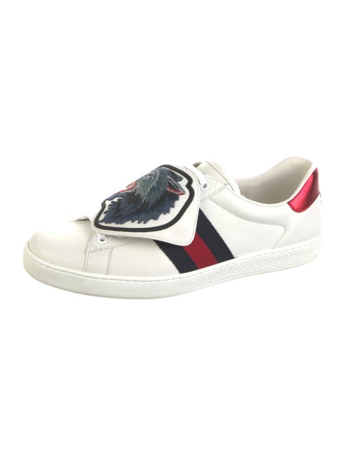 Gucci Sylvie Web Accent Leather Sneakers