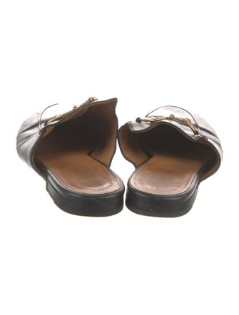 Gucci Horsebit Accent Leather Mules
