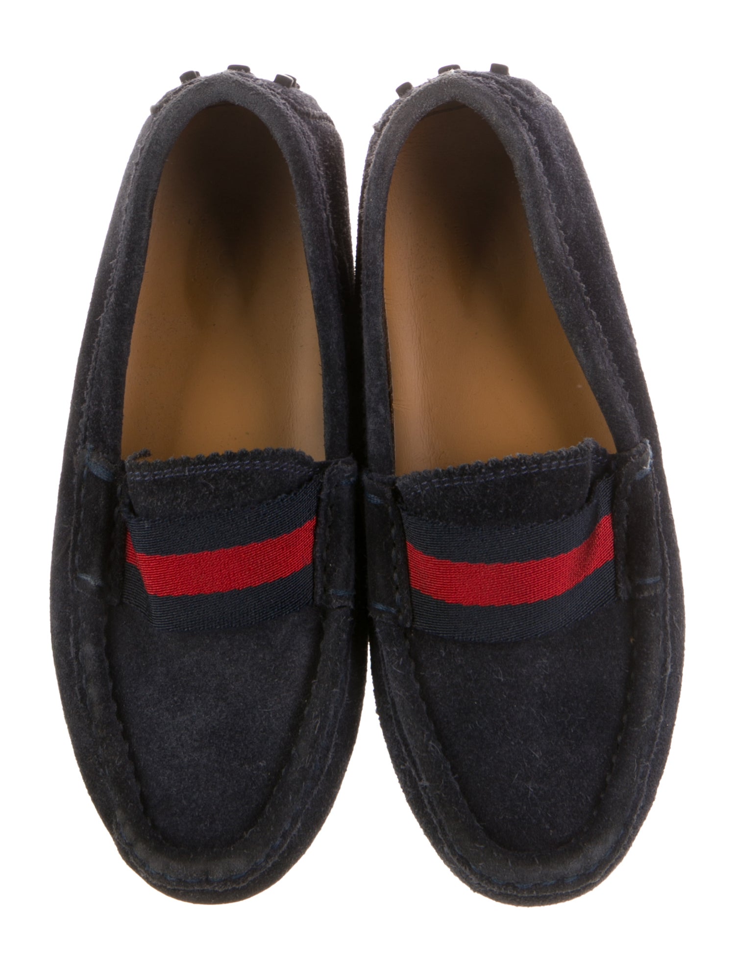 Gucci Toddler Boys' Suede Web Loafer