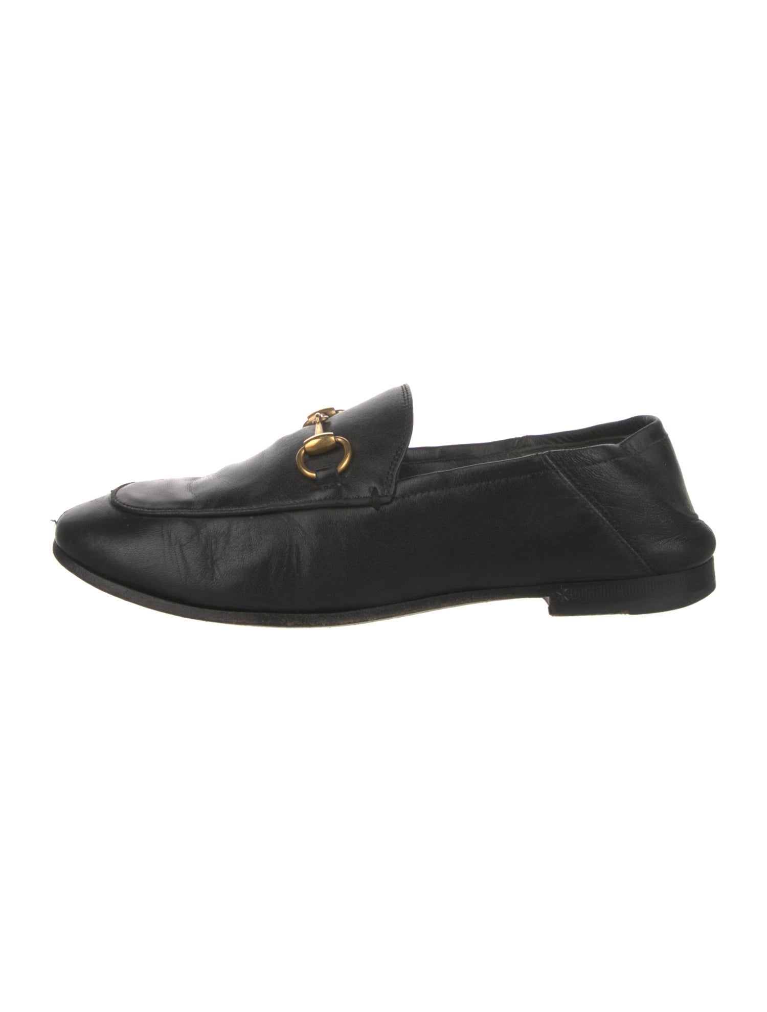 Gucci Horsebit Accent Leather Loafers