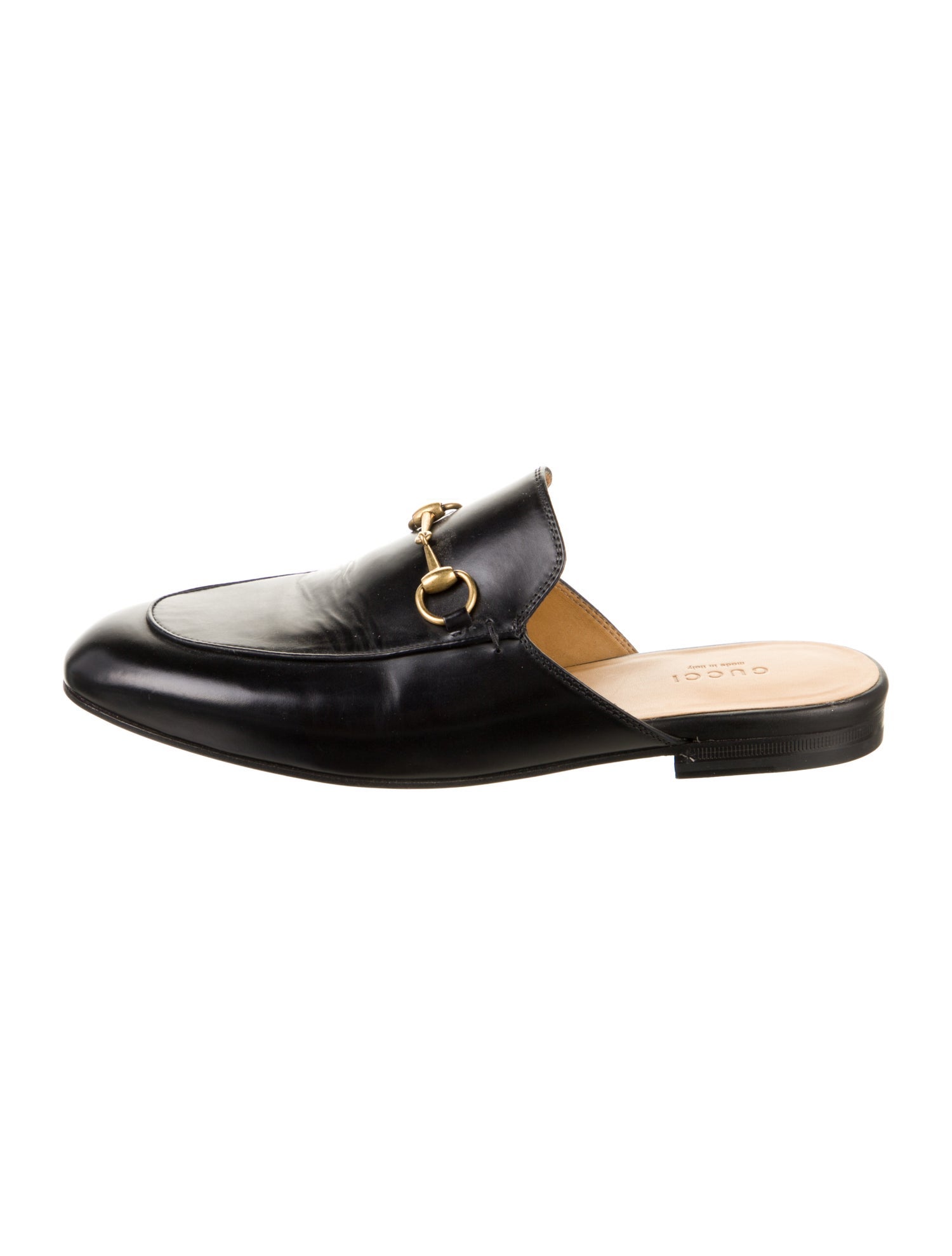 Gucci Princetown Horsebit Accent Mules
