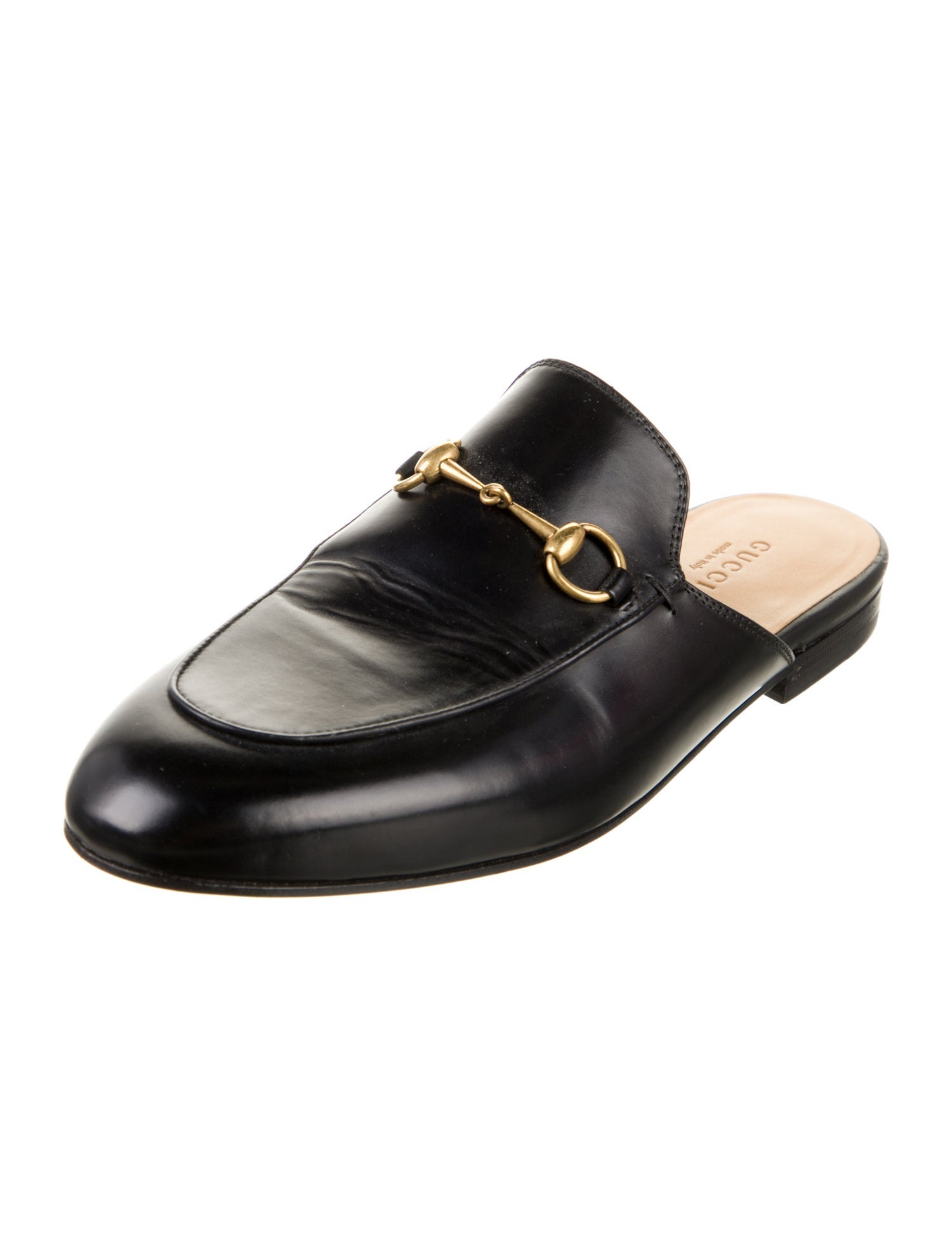 Gucci Princetown Horsebit Accent Mules