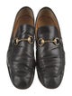 Gucci Horsebit Accent Leather Dress Loafers