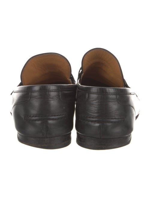 Gucci Horsebit Accent Leather Dress Loafers