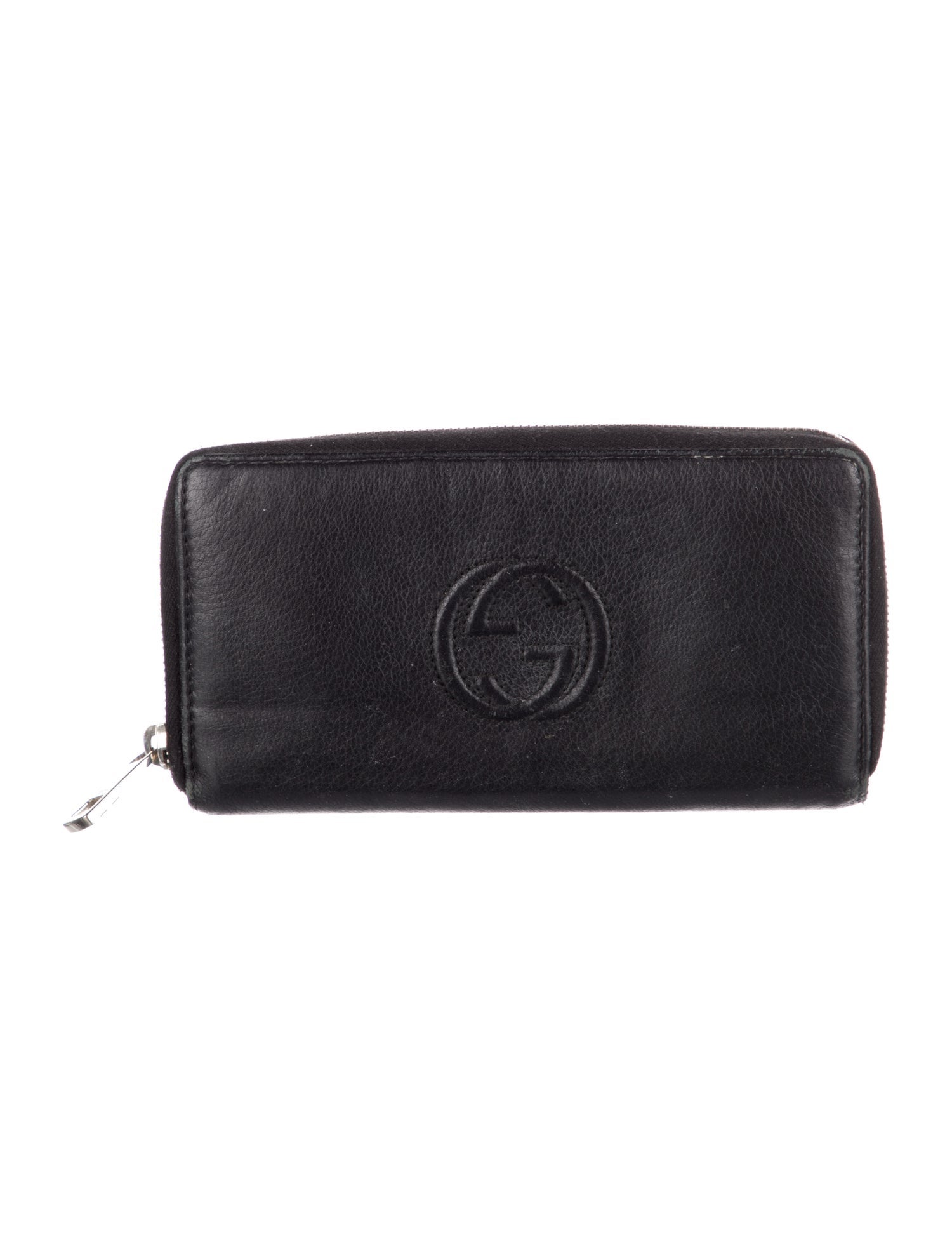 Gucci Interlocking G Logo Leather Continental Wallet