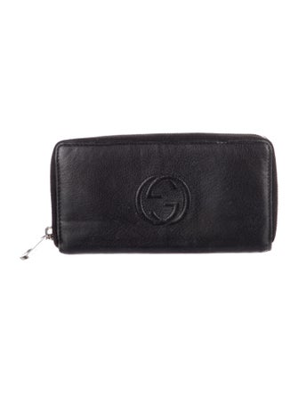 Gucci Interlocking G Logo Leather Continental Wallet