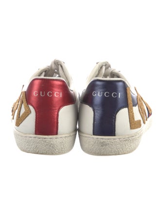 Gucci Sylvie Web Accent Leather Sneakers