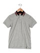Gucci Boys' Solid Short Sleeve Polo