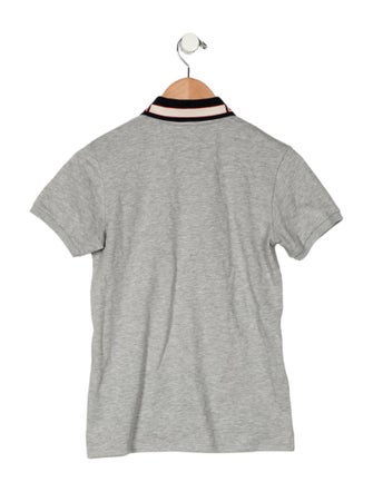 Gucci Boys' Solid Short Sleeve Polo