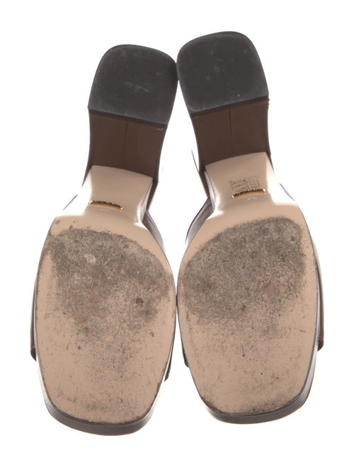 Gucci Horsebit Accent Leather Slides