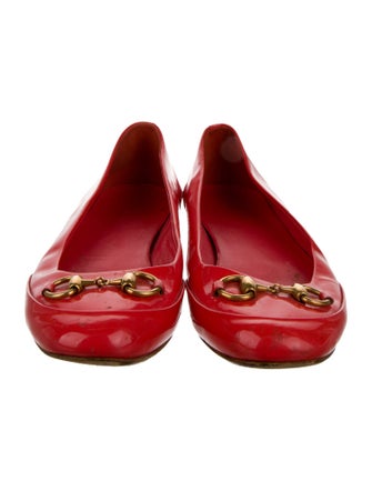 Gucci Patent Leather Ballet Flats