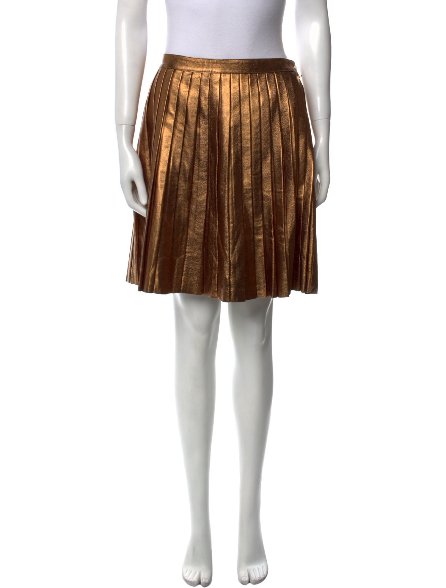 Gucci Leather Mini Skirt