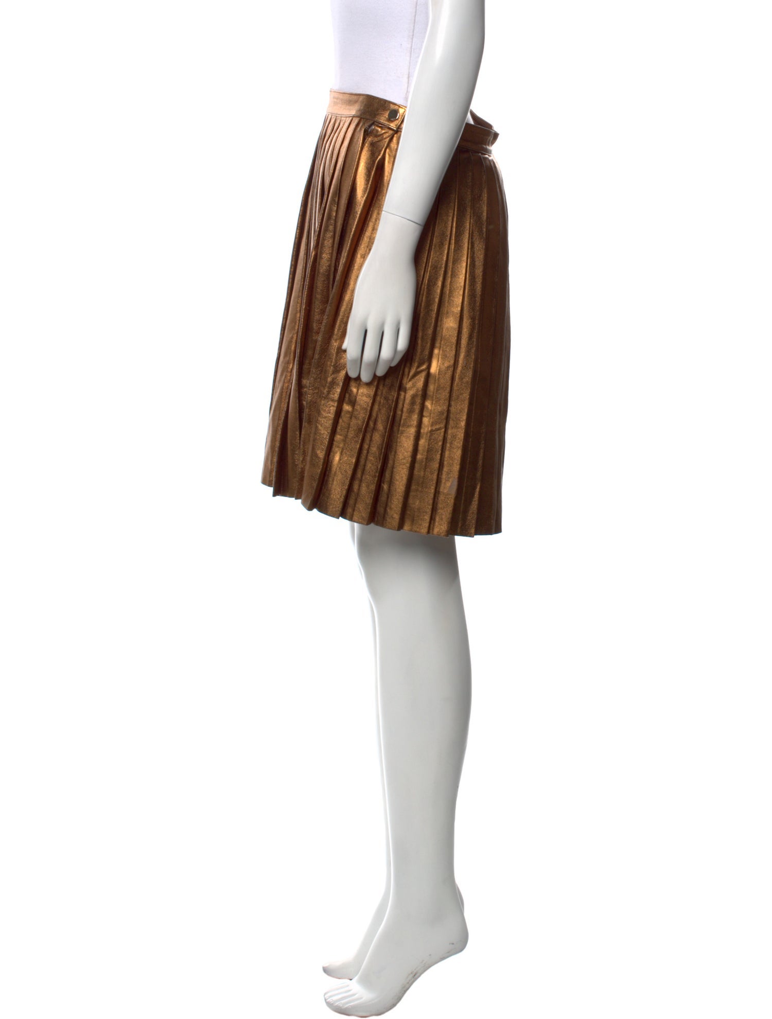 Gucci Leather Mini Skirt