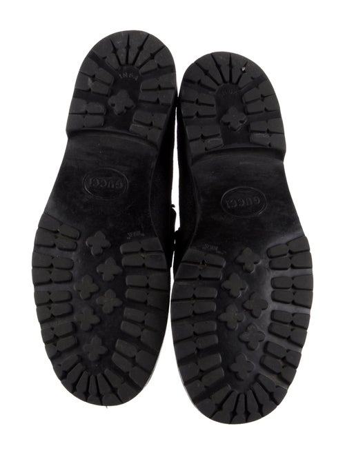 Gucci Horsebit Accent Suede Dress Loafers