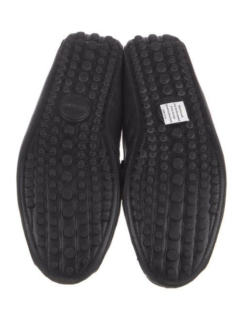 Gucci Web Accent Leather Drivers