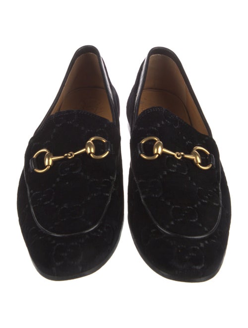 Gucci GG Logo Velvet Loafers