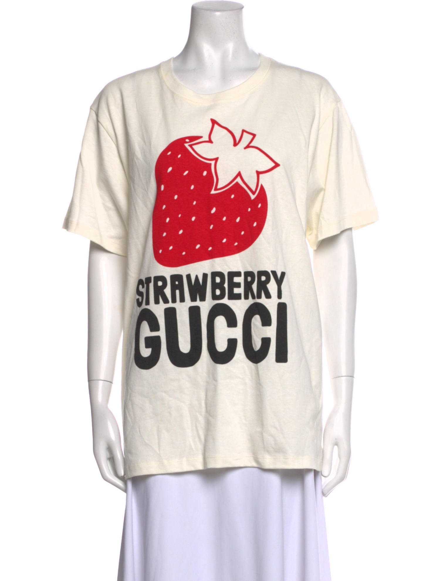 Gucci Graphic Print Crew Neck T-Shirt