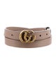 Gucci Double G Logo Skinny Belt
