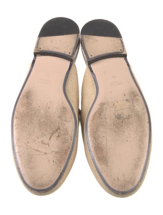 Gucci Horsebit Accent Canvas Mules