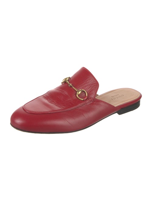 Gucci Horsebit Accent Leather Mules