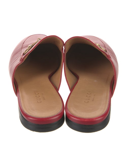 Gucci Horsebit Accent Leather Mules