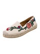 Gucci Leather Floral Print Espadrilles