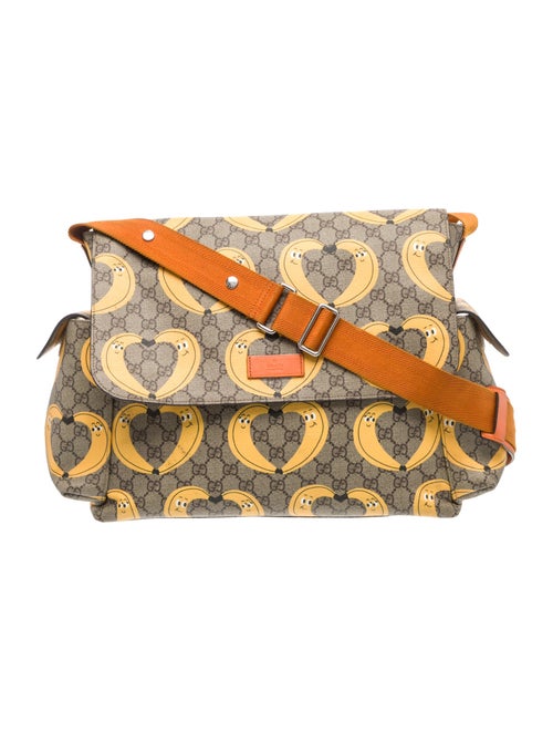 Gucci GG Supreme Banana Diaper Bag