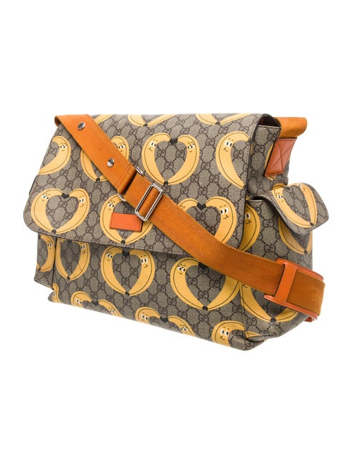 Gucci GG Supreme Banana Diaper Bag