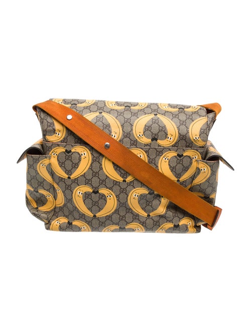 Gucci GG Supreme Banana Diaper Bag