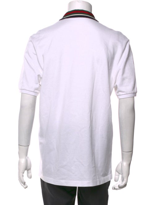 Gucci Web Accent Crew Neck Polo Shirt