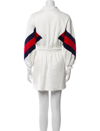 Gucci Colorblock Pattern Mini Dress