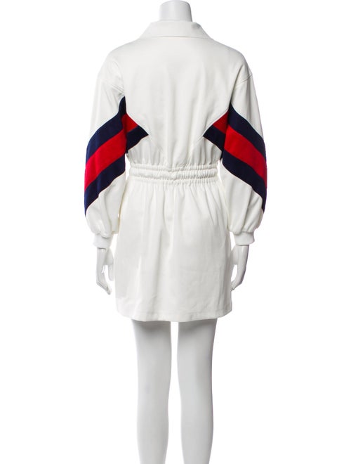 Gucci Colorblock Pattern Mini Dress