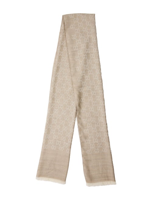 Gucci Wool GG Logo Scarf