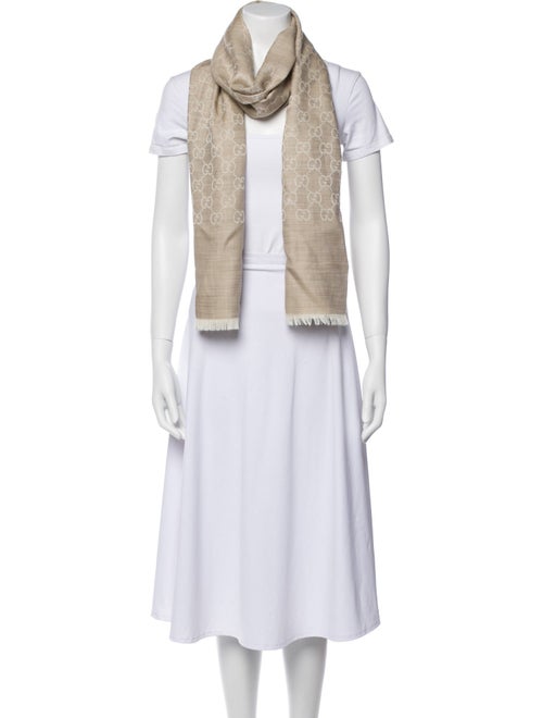 Gucci Wool GG Logo Scarf