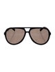 Gucci Web Accent Aviator Sunglasses