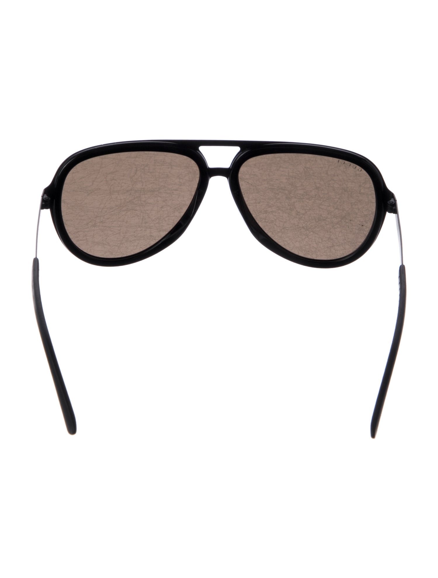 Gucci Web Accent Aviator Sunglasses