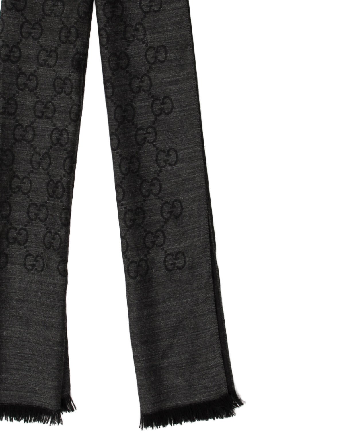 Gucci Wool GG Logo Scarf