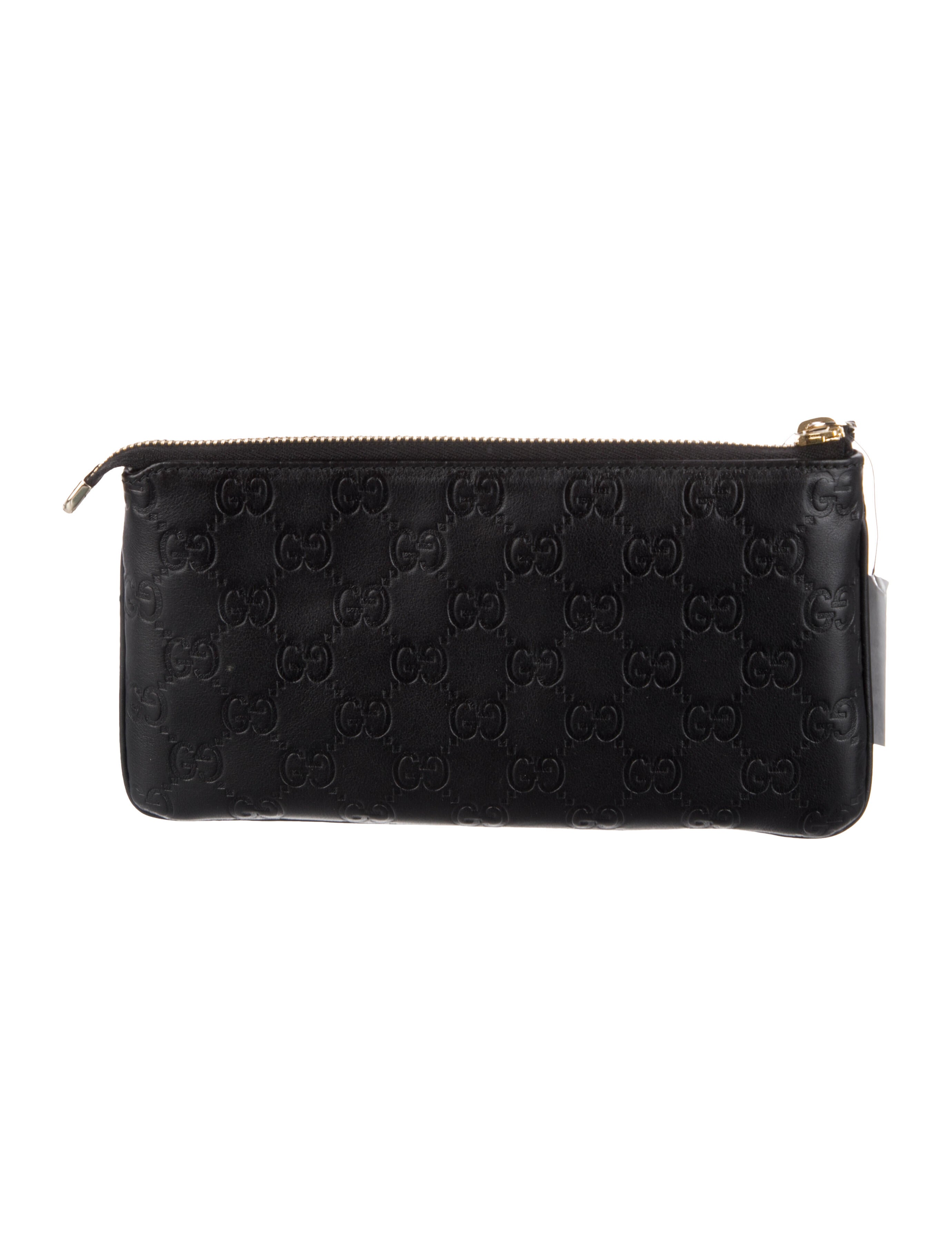 Gucci GG Signature Leather Wristlet