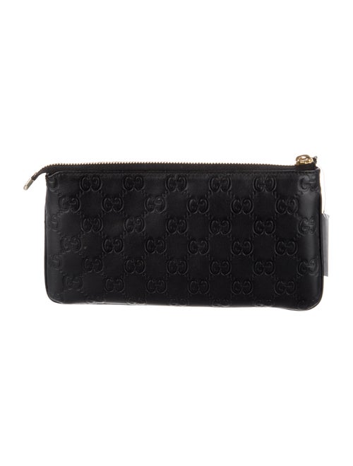 Gucci GG Signature Leather Wristlet