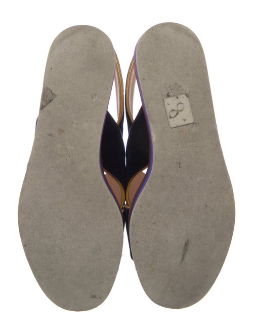 Gucci Velvet Slingback Sandals